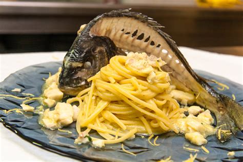 Pasta con orata recipe .